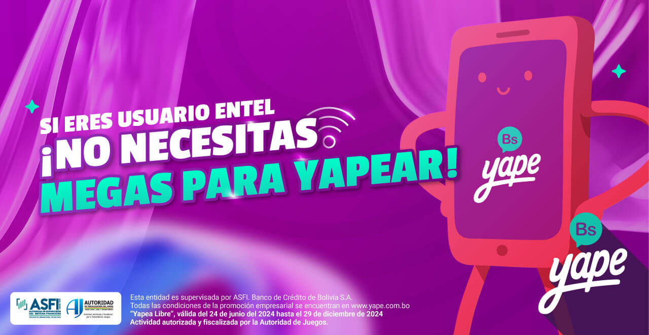 usa yape sin megas